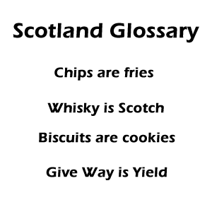 Scotland Glossary