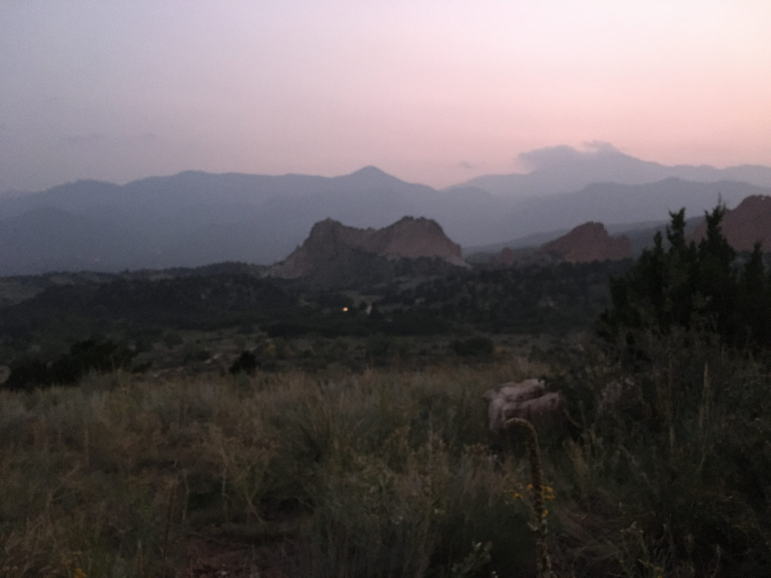 smoky Pikes Peak